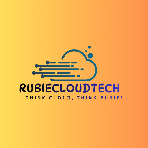 blue cloud minimal technology free logo (11)